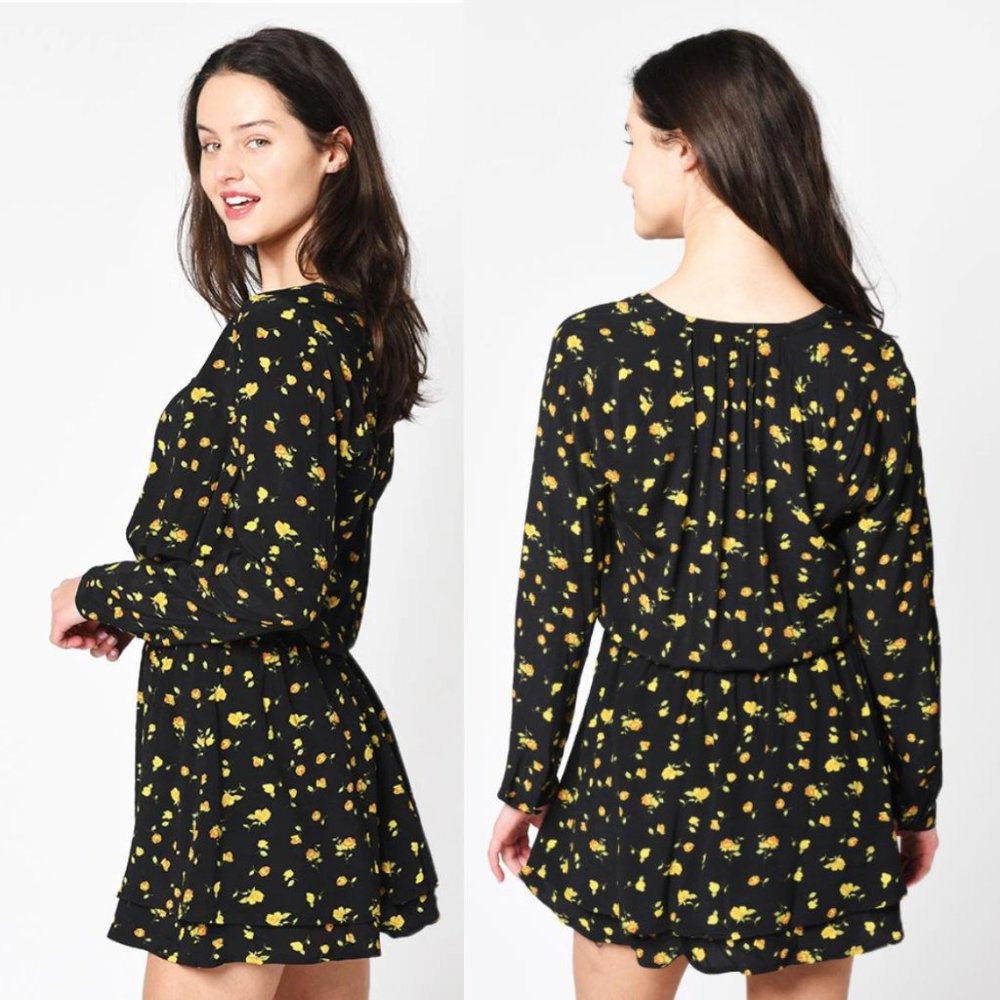 RAILS Jasmine Dress in Yellow Roses Print, S - Picture 5 of 13